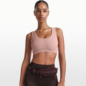 Nike Skims Ribbed Seamless Scoop Bra- Small Himalayan